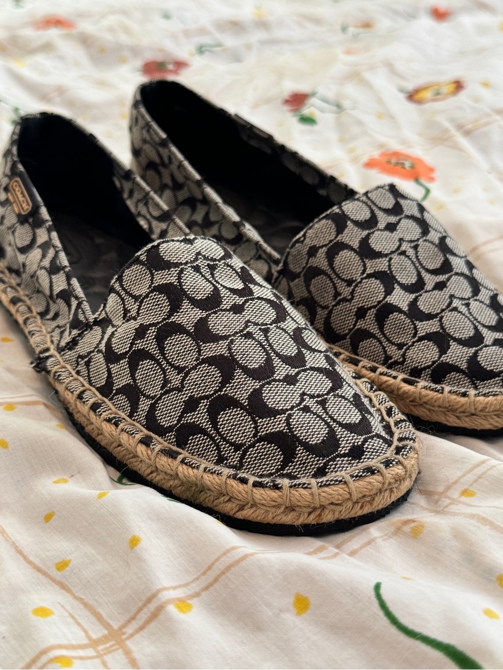 Coach ‘june’ slip on espadrilles 

Size 6